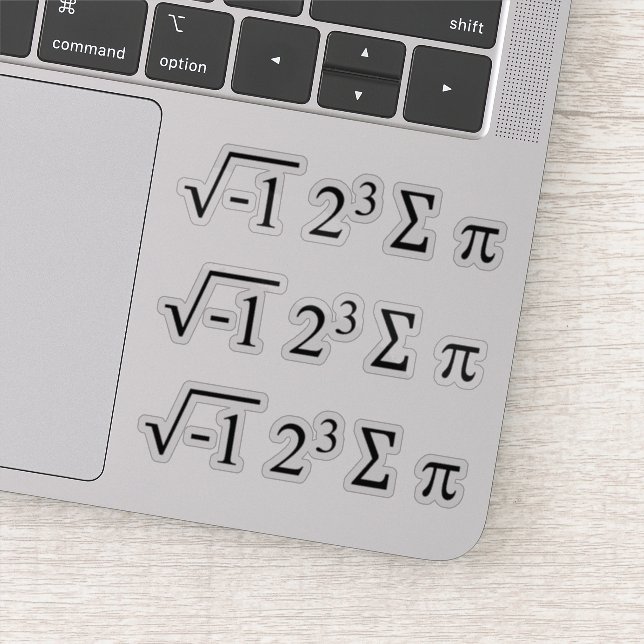 i 8 sum pi - I Ate Some Pie - Funny Math Formula Sticker (Detail)