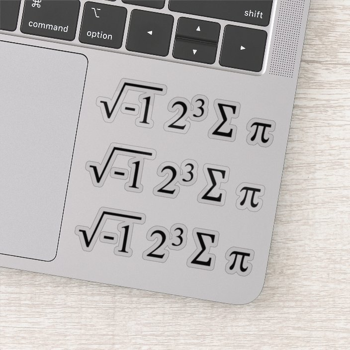 I 8 Sum Pi I Ate Some Pie Funny Math Formula Sticker Zazzle Com Colours and images are for illustration only and may differ slightly from the final product. i 8 sum pi i ate some pie funny math formula sticker zazzle com