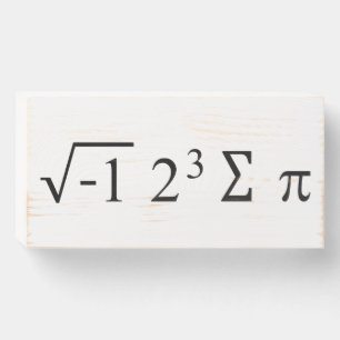 i 8 sum pi - I Ate Some Pie - Funny Math Formula Wooden Box Sign