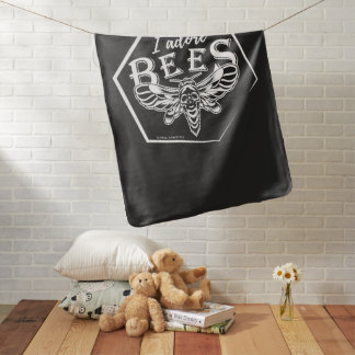 I adore bees baby blanket