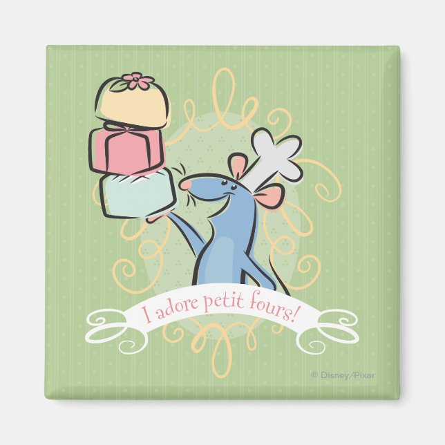 I adore petit fours! magnet (Front)
