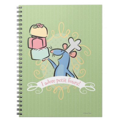 I adore petit fours! notebook