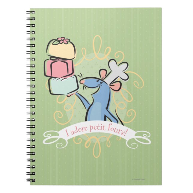 I adore petit fours! notebook (Front)