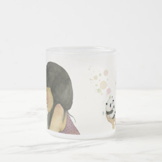 I Adore You Frosted Glass Coffee Mug