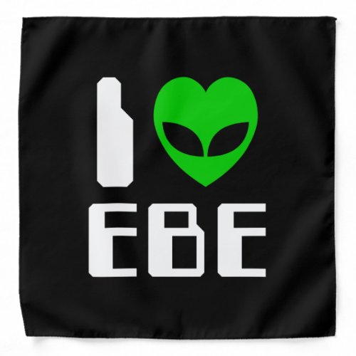 I Alien Heart EBE Bandana