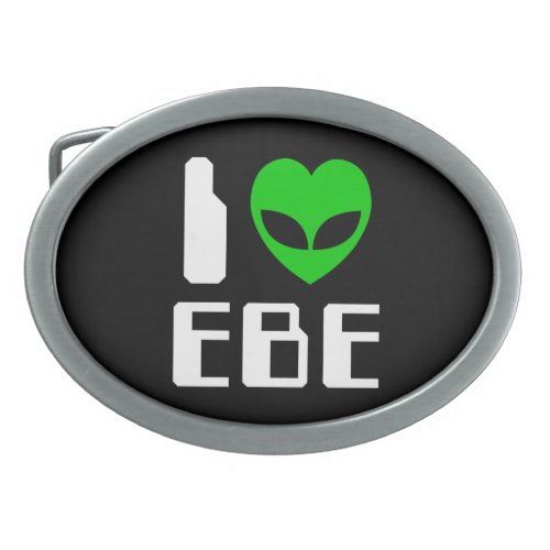 I Alien Heart EBE Belt Buckle