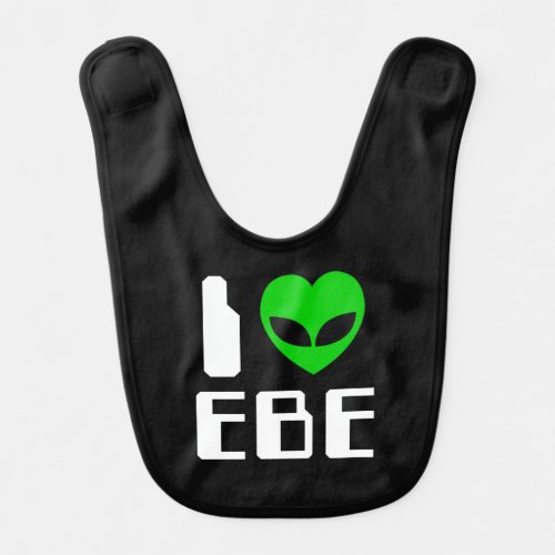 I Alien Heart EBE Bib