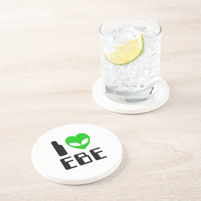 I Alien Heart EBE Coaster (Side)