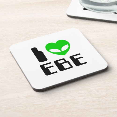 I Alien Heart EBE Coaster