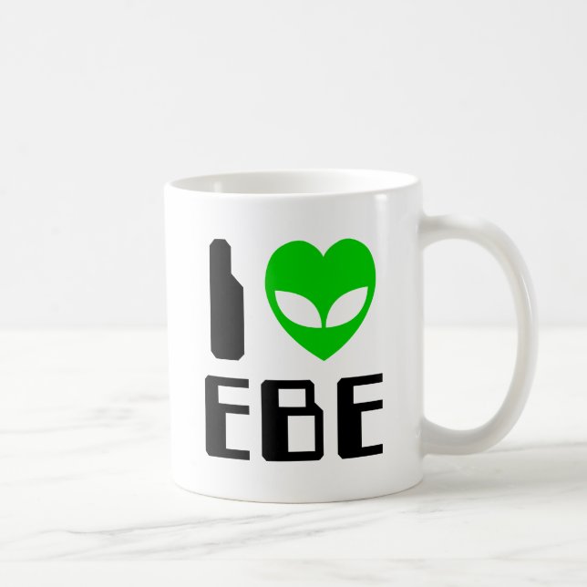 I Alien Heart EBE Coffee Mug (Right)