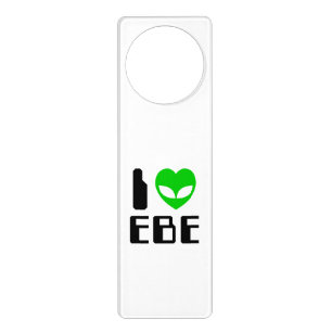 I Alien Heart EBE Door Hanger