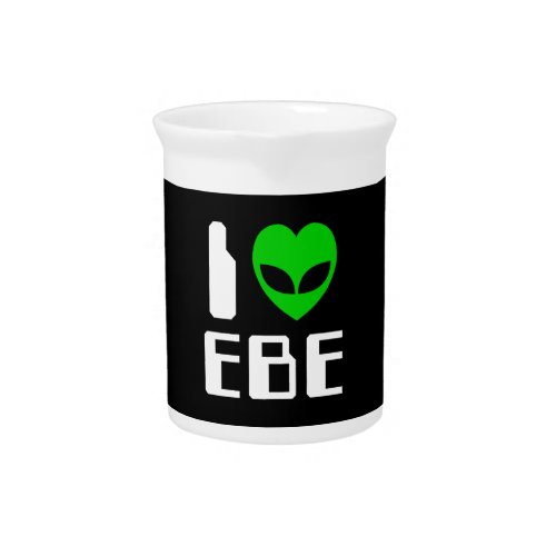 I Alien Heart EBE Drink Pitcher