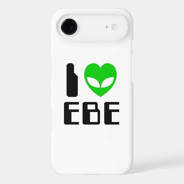 I Alien Heart EBE Iphone Case (Back)