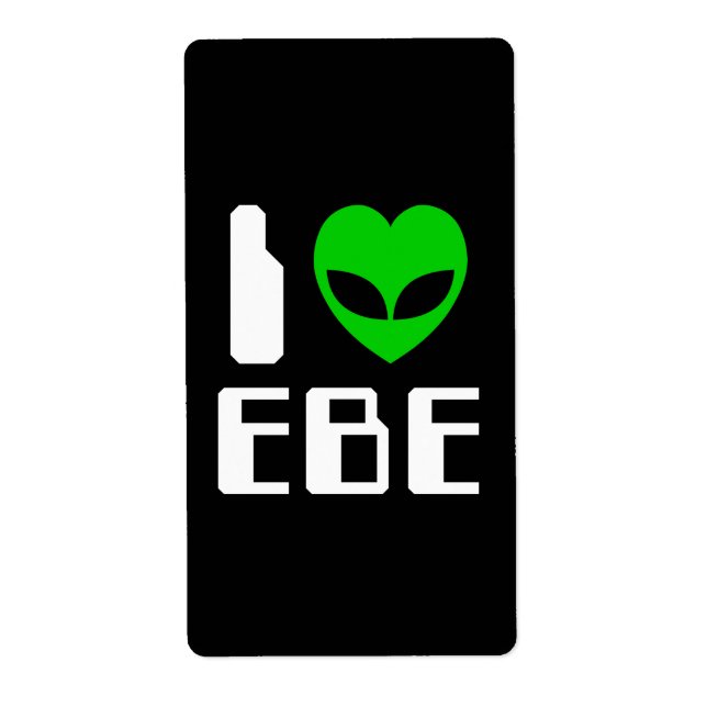 I Alien Heart EBE Label (Front)