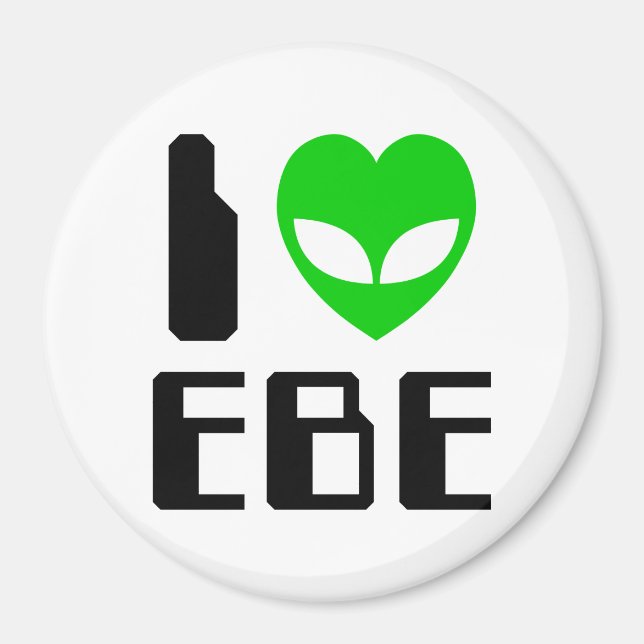 I Alien Heart EBE Magnet (Front)