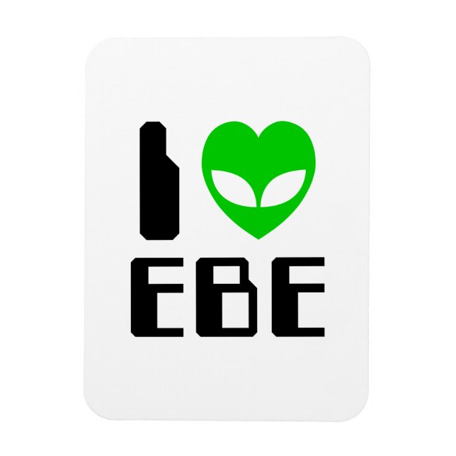 I Alien Heart EBE Magnet (Vertical)