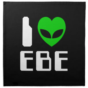I Alien Heart EBE Napkin