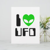 I Alien Heart UFO (Standing Front)