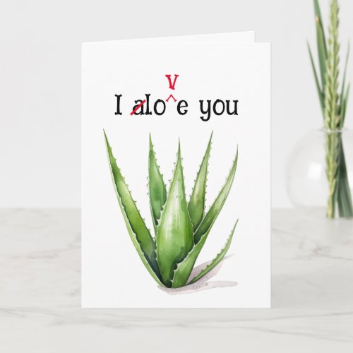 I Aloe You Card