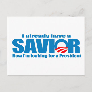 I already have a savior postcard