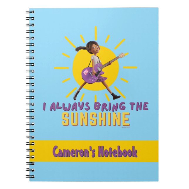 I Always Bring the Sunshine Notebook (Front)