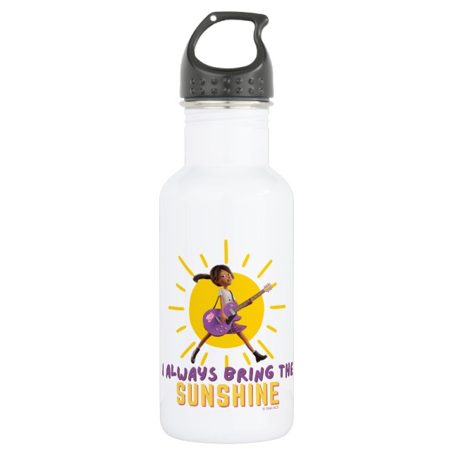 I Always Bring the Sunshine Stainless Steel Water Bottle (Front)