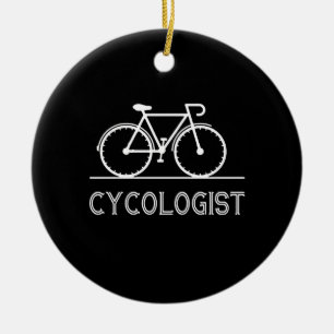 I Always Ride A Cycling On The Morning To Healthy Ceramic Ornament