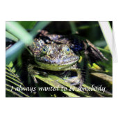 I Always Wanted to Be Somebody Card (Front Horizontal)