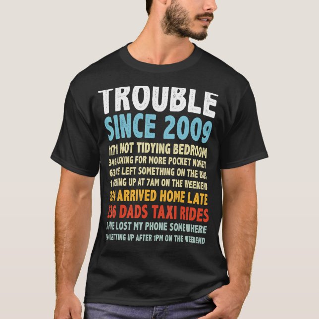 I Am 13 Teen Birthday Idea 2009 13 Year Old Boy &  T-Shirt (Front)