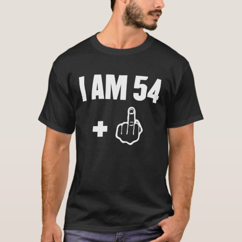 I Am 54 Plus 1 Funny 55th Birthday 1965 1966 T_Shirt
