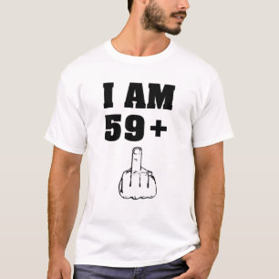 I am 59 plus 1 funny 60th birthday men shirt