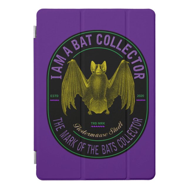 I am a bat collector iPad air cover (Front)