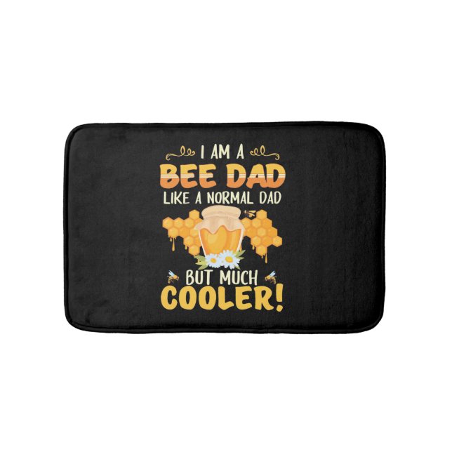 I Am A Bee Dad Bath Mat (Front)