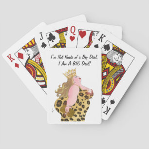 "I Am A Big Deal!" Diva Playing Cards