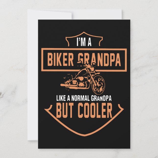 I am a biker grandpa t-shirts (Front)