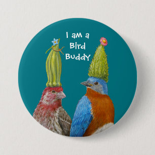 I am a Bird Buddy pin