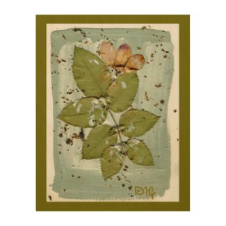 I Am a Bloomer, mixed media - wood wall fine art Wood Wall Art