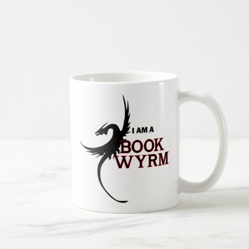 I am a Book Wyrm printed both sides Coffee Mug