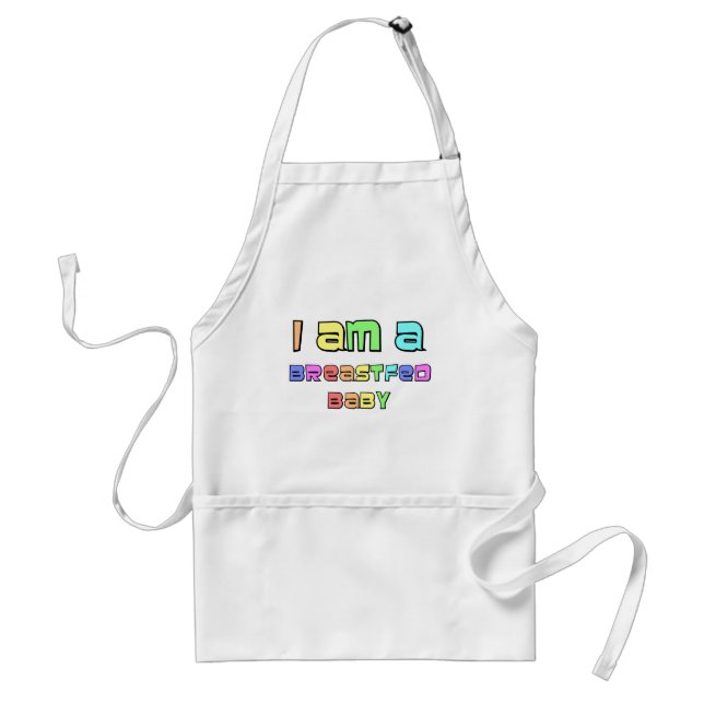 I Am A Breastfed Baby Adult Apron (Front)