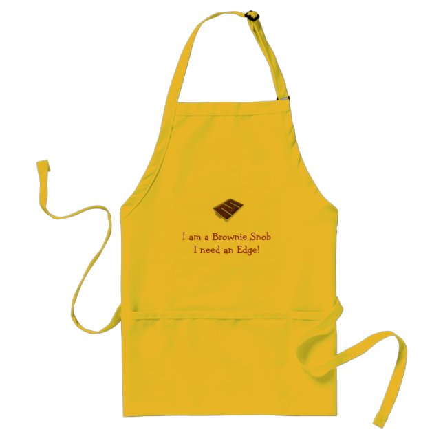 I am a Brownie Snob Adult Apron (Front)