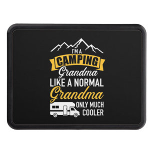 I Am A Camping Grandma Hitch Cover