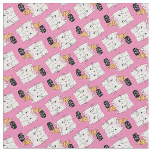 I Am A Caticorn Ice Cream Cone Hat Pattern Fabric