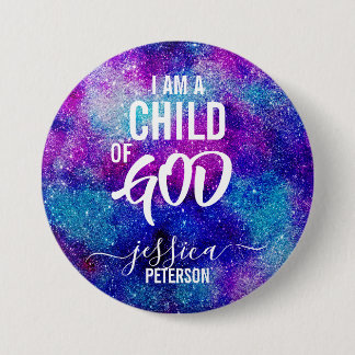 "I AM A CHILD OF GOD" Button Pin