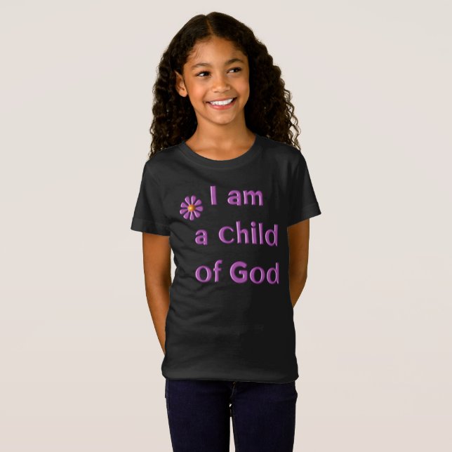 I Am a Child of God's Kids' T-Shirt (Front Full)