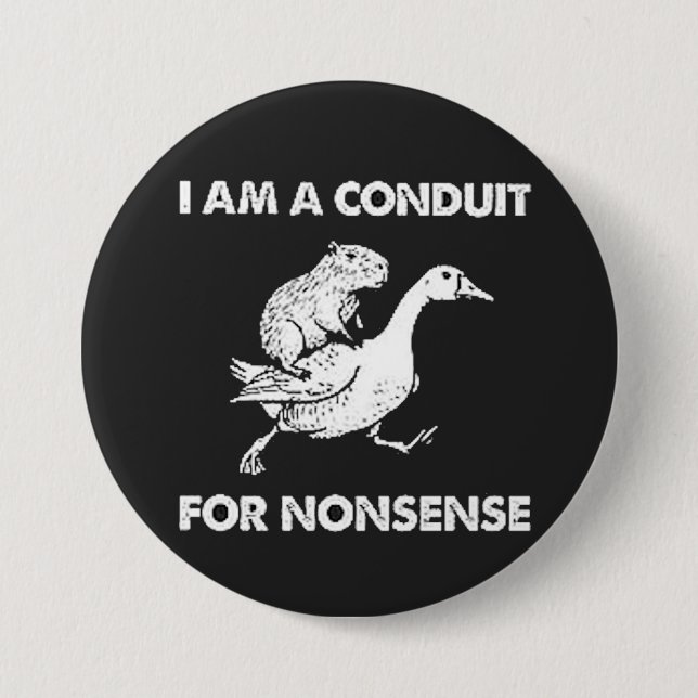 I Am A Conduit... Button (Front)