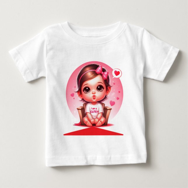 I am a CUTIE Baby T-Shirt (Front)