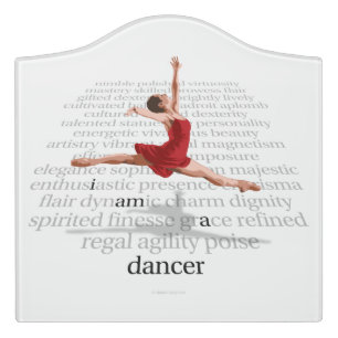 I Am A Dancer Door Sign