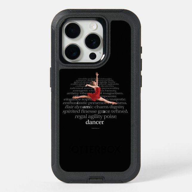 I Am A Dancer iPhone 15 Pro Case (Back)