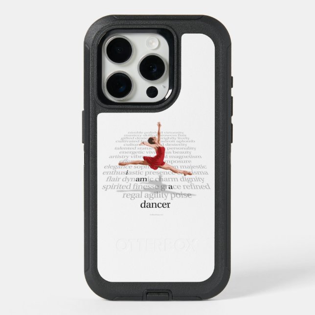 I Am A Dancer iPhone 15 Pro Case (Back)