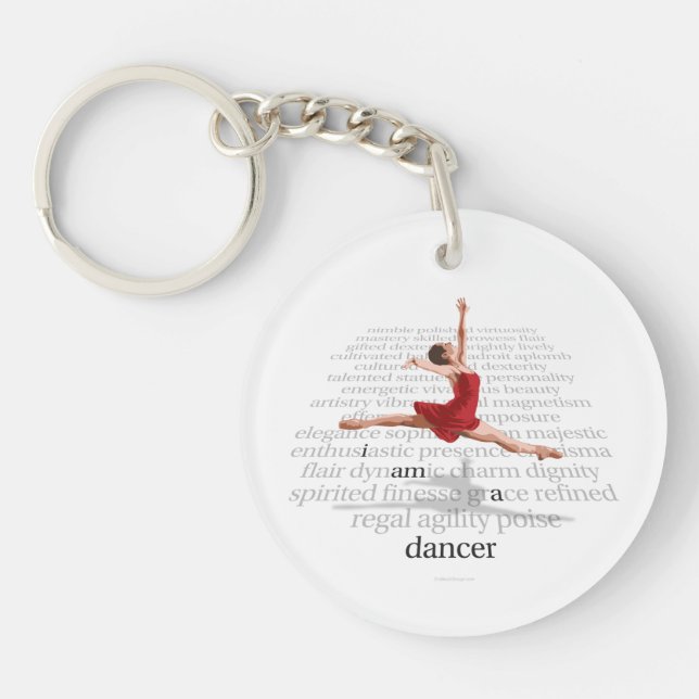 I Am A Dancer Keychain (Front)